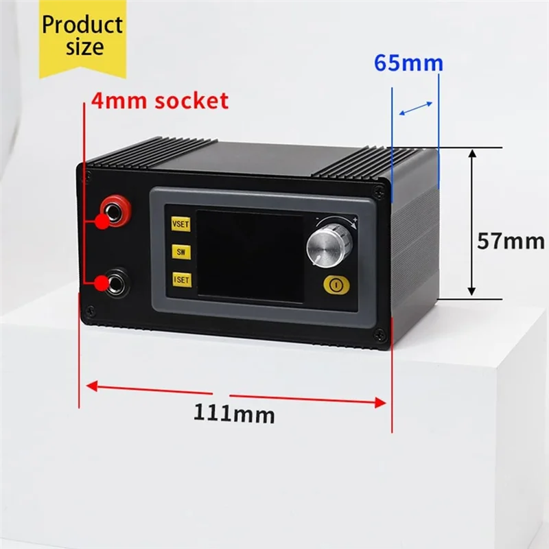 A93Z CC CV 150W DC 조정 가능 벅 부스트 컨버터, 12V 24V 150W 전압 조정기 6-36V  0-36V 케이스 LCD 화면 포함