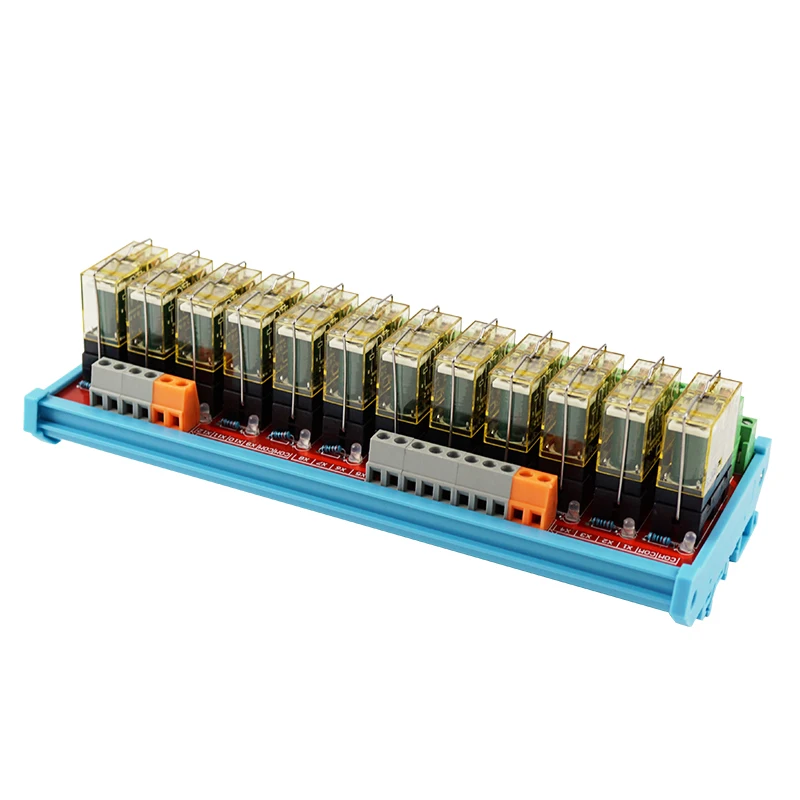 

12 Channels 2NO 2NC Dual Group Relay Module 8A 12V/24V Electromagnetic Relays Relays for DC Small Motor Cylinder