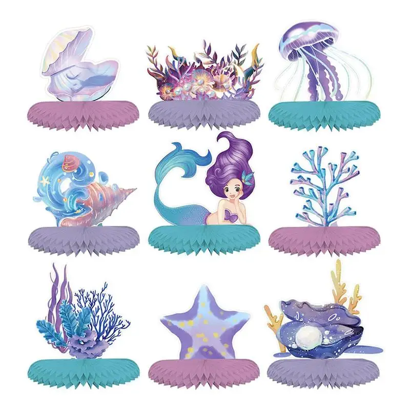

Mermaid Centerpieces For Birthday Party Mermaid Baby Shower Centerpieces Ocean Themed Table Centerpiece Ocean Theme Table
