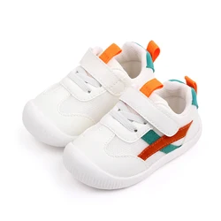 Breathable Non-Slip Soft Sole Baby Toddler Shoes - Four Seasons Use - Inner length 12.5cm (Orange)