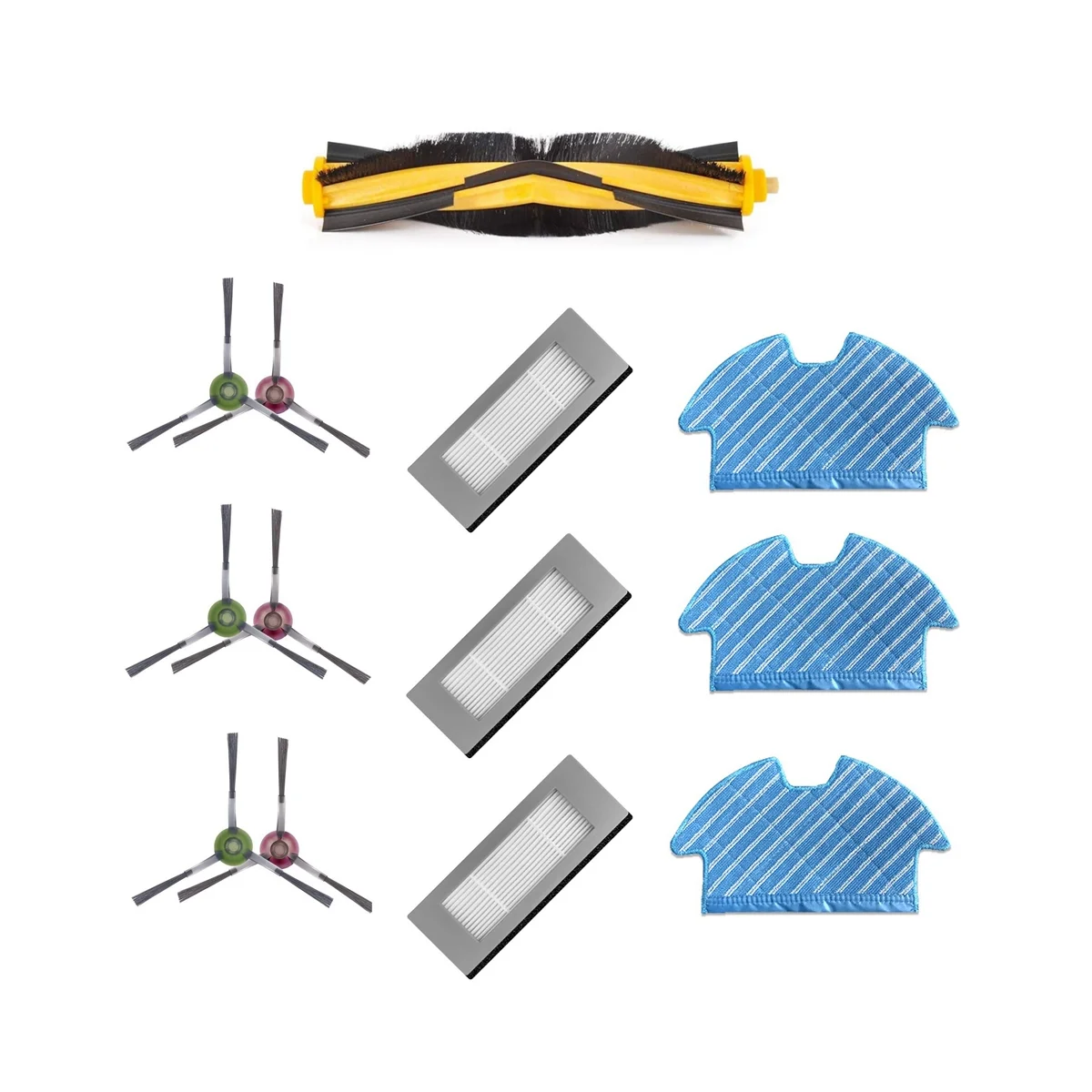 

Запчасти для робота-пылесоса Deebot OZMO 900 905 DN55 DN35, основная боковая щетка, фильтр НЕРА, насадка на швабру