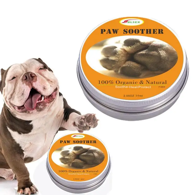 

Pet Foot Balm Protective Paw Balm Hydrating Foot Pad Balm Moisturizing Paw Cream 30g Pet Skin Care Healing Pad Care For Dogs