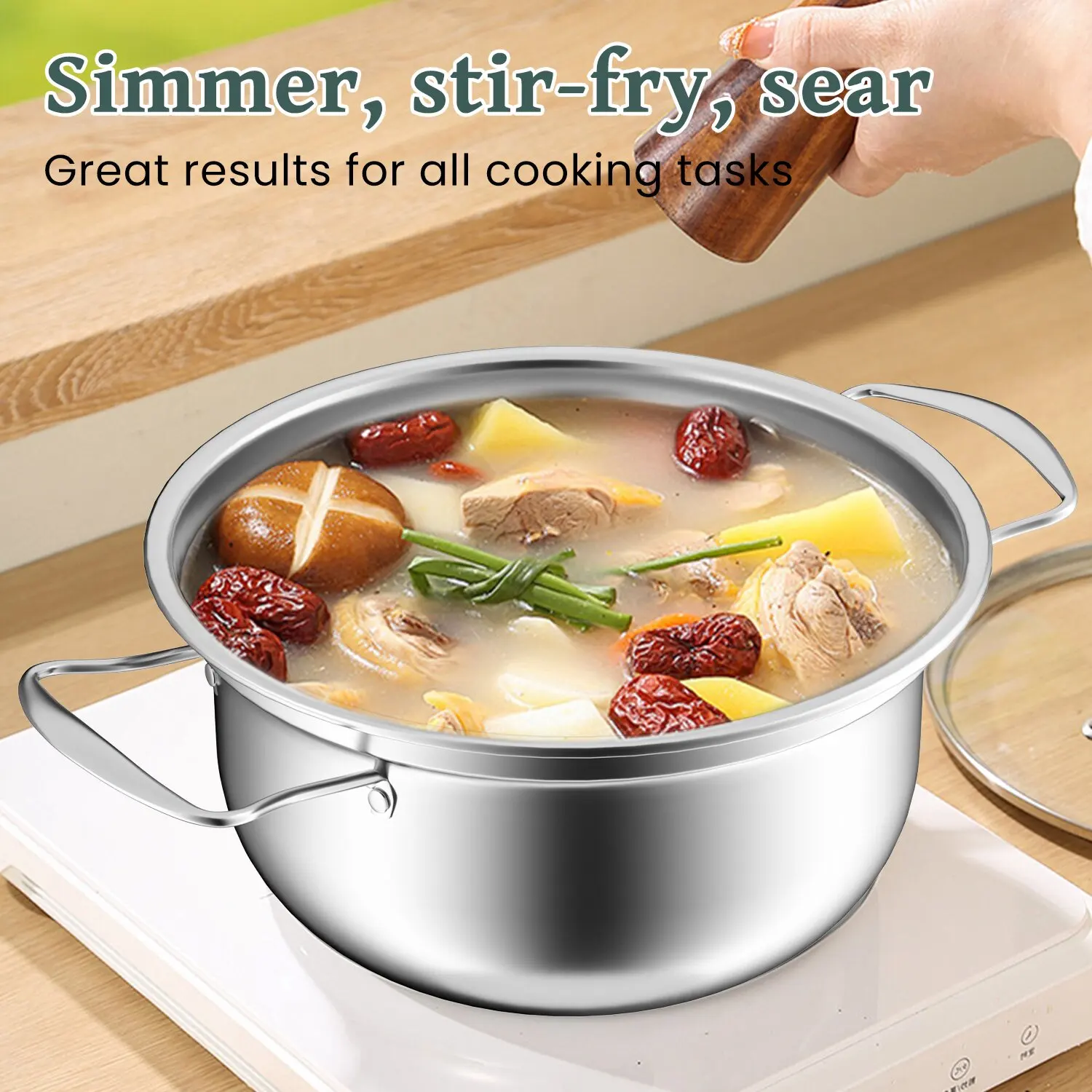 Stainless Steel Cookware Set 2