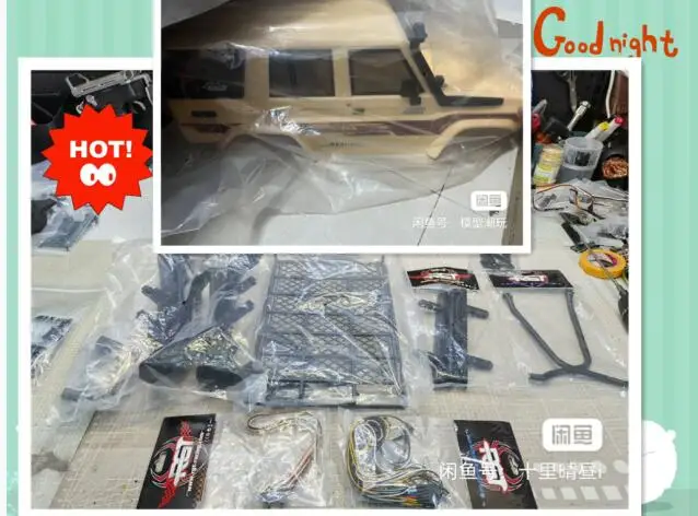 1/10 Scale RC Land Cruiser LC76 RGT RACING EX86190 Car Body