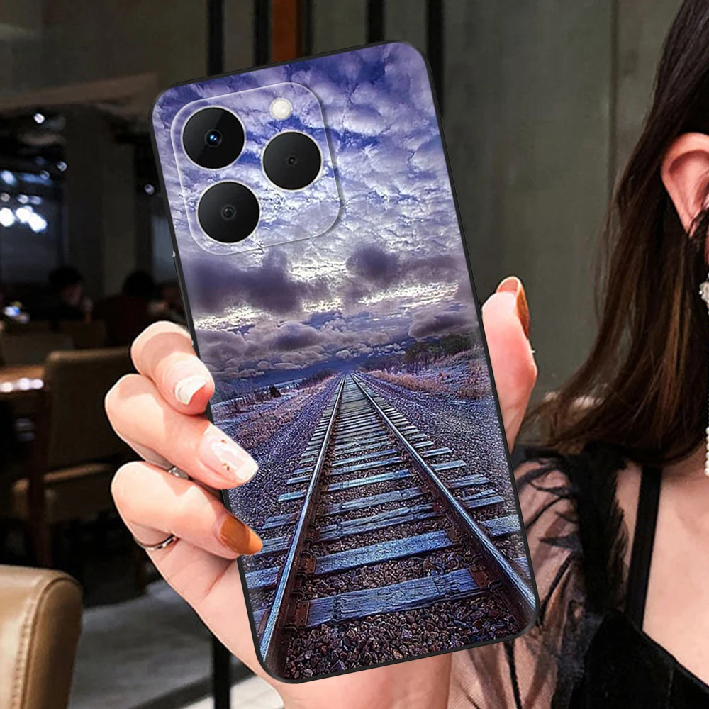 Fashionable Soft Silicone Protective Phone Case with Camera Protector