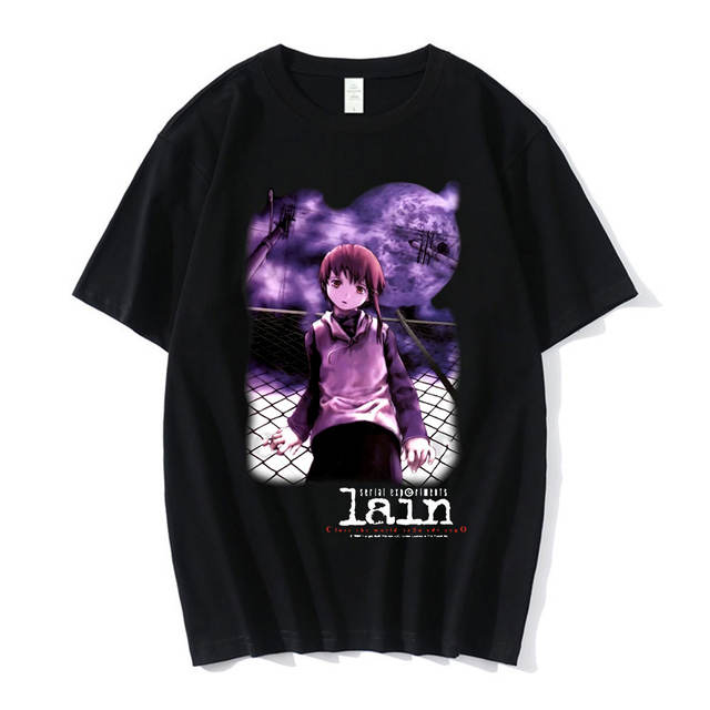 SERIAL EXPERIMENTS LAIN THEMED T-SHIRT