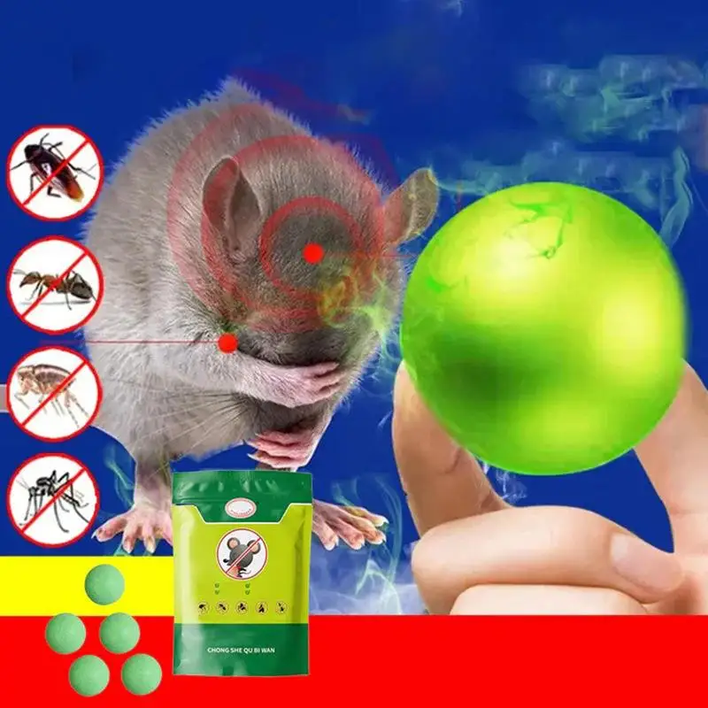 Bola repelente de roedores de ratón Natural, 10 piezas, aceite de menta  Natural, repelente de ratones y ratas