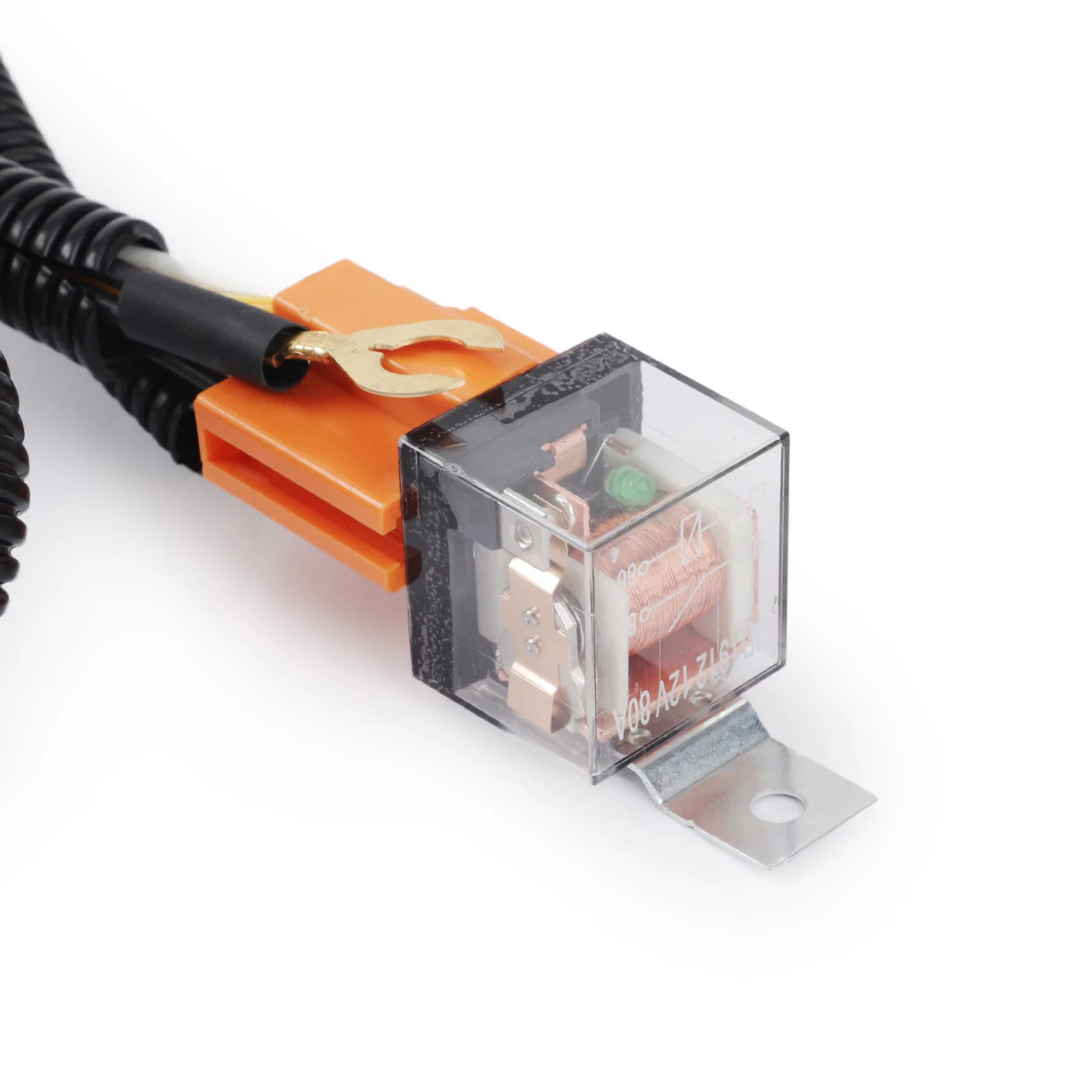 12V 경적 배선 하네스 릴레이 키트, 자동차 트럭 그릴 마운트 블라스트 톤 80A 경적 자동 밴 트럭용