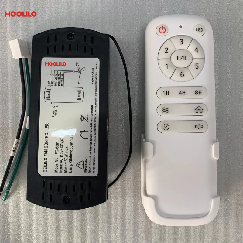 52Inch Brushed 3 Wooden Blade DC 85V-260V Motor Decorative Ceiling Fan Ventilator Light Remote Control ceiling fan