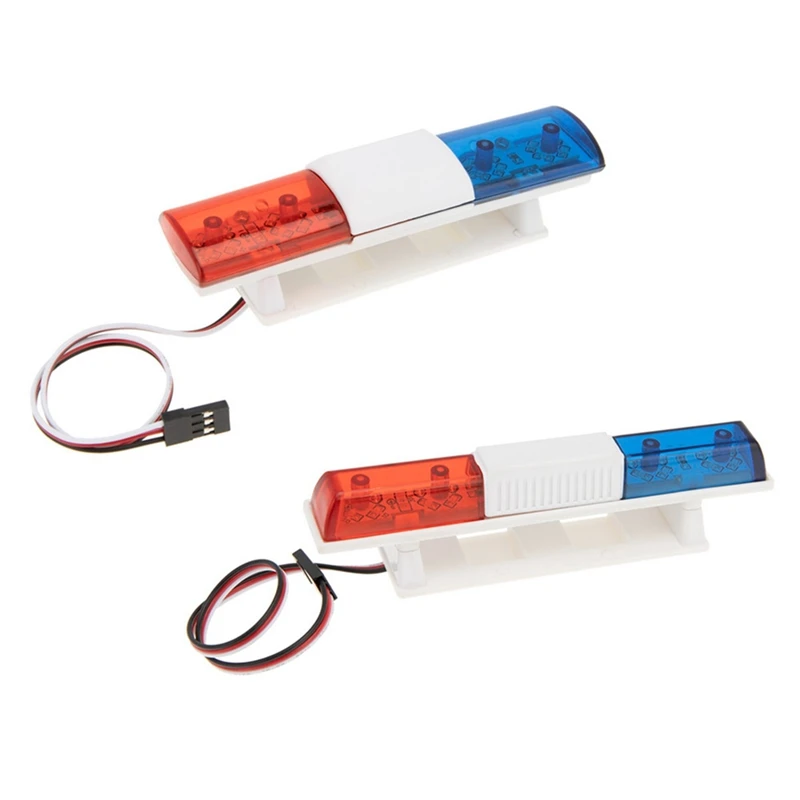 RC Car Accessories Led Police Flash Light Alarming Light For 1/10 HSP Kyosho Tamiya Axial SCX10 D90 RC Car Parts-N58