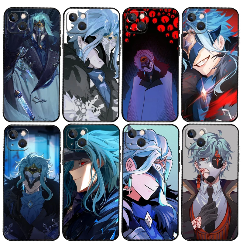 Il Dotore Genshin Impact Custodia Morbida Per Iphone 14 15 13 11 12 Pro Max Mini X Xr Xs Max 8 7 Plus Se 2020 Full Cover