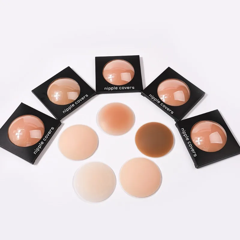 Seamless Nipple Cover Adhesive Silicone Breast Pasties Women Stick-on Bra Boob Tape 8/10/13cm