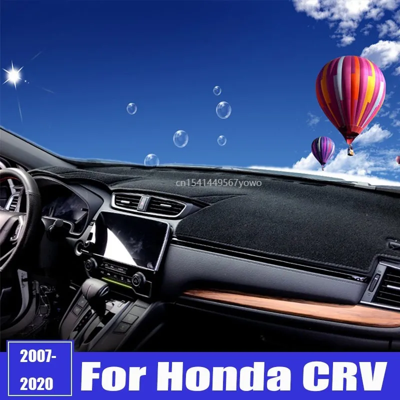 

For Honda CRV CR-V RE RM RW Car Dashboard Covers Mat Avoid Light Pad Sun Shade Instrument Panel Carpets 2007-2017 2018 2019 2020