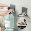 Adjustable Aluminum Shower Rack, No Drill Wall-Mounted Hanger for Shampoo, Soap & Gel Bottles, Universal Bath Organizer 3