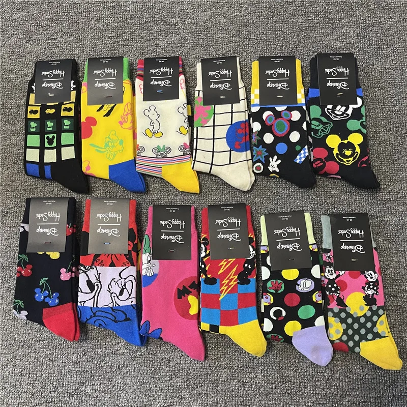 Disney Mens High Sock Disney Womens Socks Disney Happy Socks