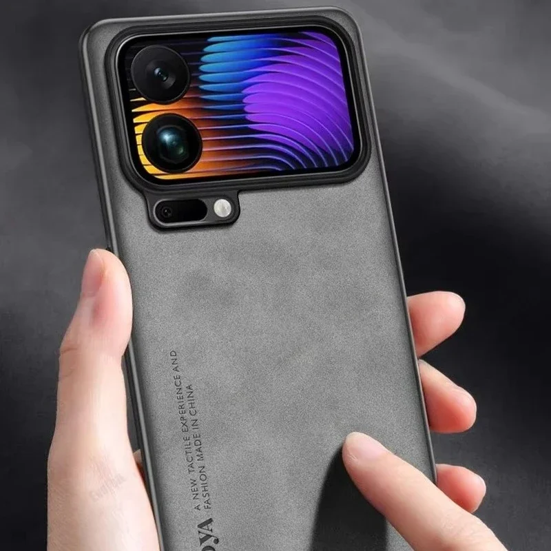 Premium Sheepskin Leather Business Phone Case in Luxury Design