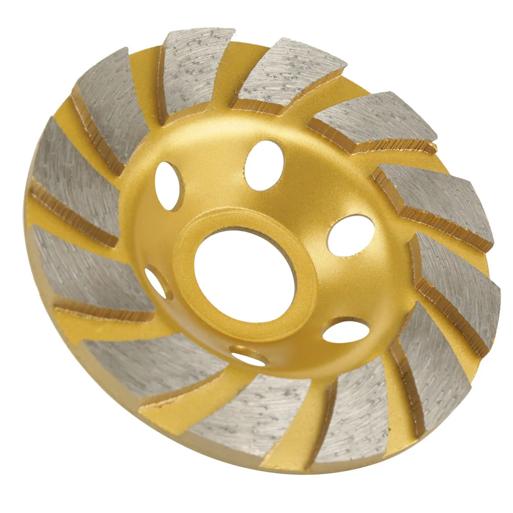 Grinding Disc Grinding Wheel 100mm*4.5mm Segment Grinding Wheel Disc 6 Holes For Marble Concrete Stone