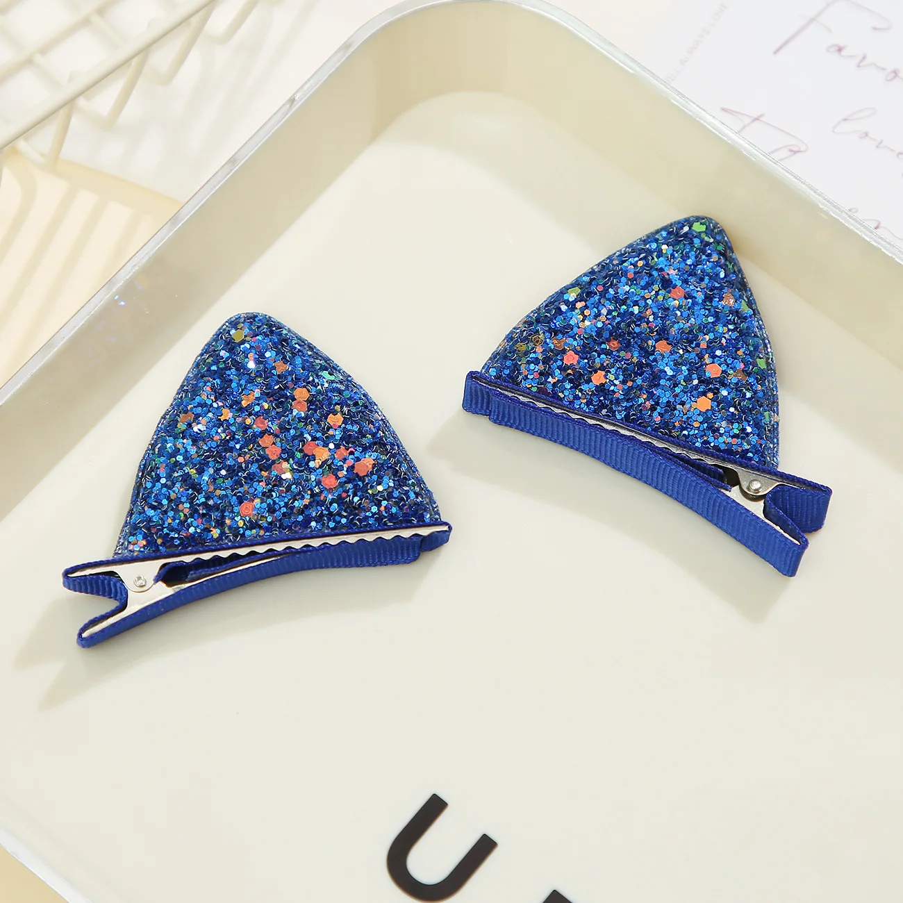 Nouvelles pinces à cheveux pour filles aux couleurs acidulées, mignonnes, avec oreilles de chat de princesse, pince bec de canard, barrettes de dessin animé, accessoires de coiffure_voghion.com