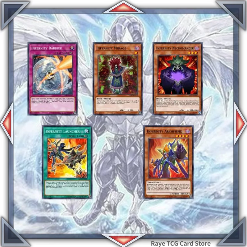 75 Pcs Infinity Symphonic Warrior Pericolo Yugioh Card Game Deck Easy Play Non Original Master Duel Diy Deck Md