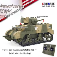 Super Kbk Customer American Stuart M5a1 Sound And Light Electric Remote Control Tank Military Model Children Toy Xmas Boy Gift 1