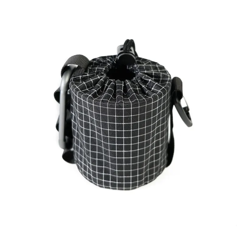 Titanium Cup Storage Bag UHMWPE Lightweight Mountain Camping Outdoor Cup Storage Bag Hangable Cup Holder Water Bottle Bag 5