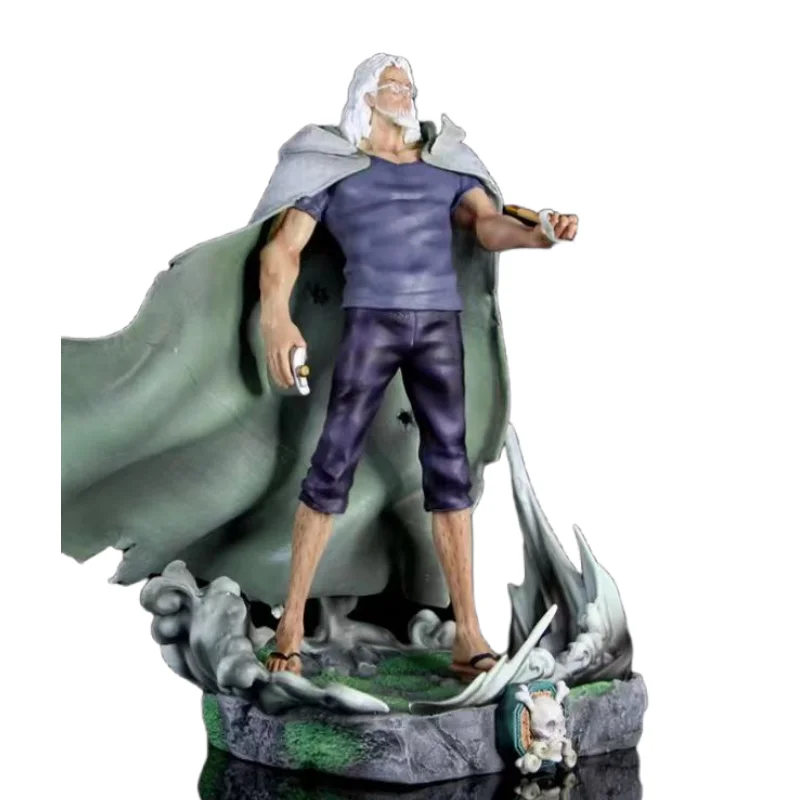 

32cm One Piece Silvers Rayleigh Anime Figure Gk Action Figure Dark King Figurine Pvc Collection Decoration Statue Model Toy Gift