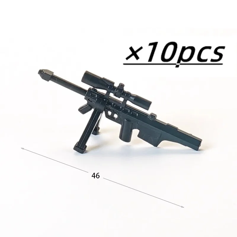 Granatenwerfer Armee Soldat Zubehör Waffen Pistole Brinquedo Stadtpolizei Militärfiguren Baustein Ziegelmodell Minispielzeug – Detail 11