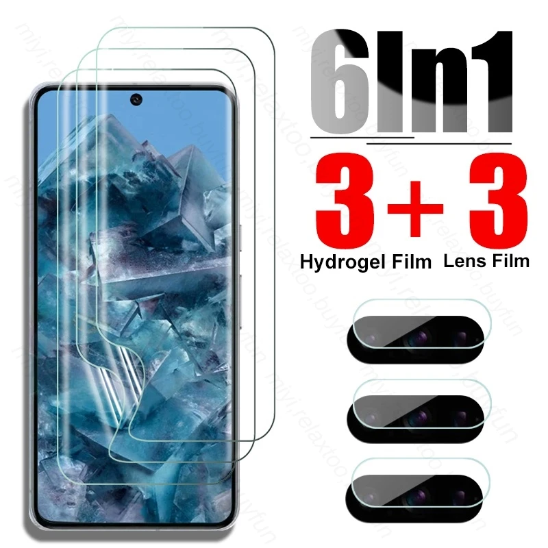 

6 In 1 Soft Hydrogel Film Screen Protectors For Google Pixel8 Pixel 8 Pro 5G Camera Protective Glass Pixel8Pro Pixle 8 Pro 8Pro