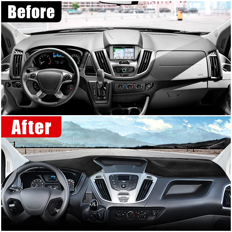For Ford Transit 2013 2014 2015 2016 2017 Car Dashboard Cover