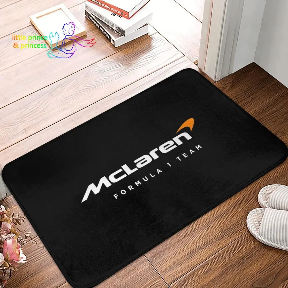 McLaren F1 Team Doormat Antiskid Super Absorbent Bathroom Floor Mats Home Entrance Rugs Kitchen
