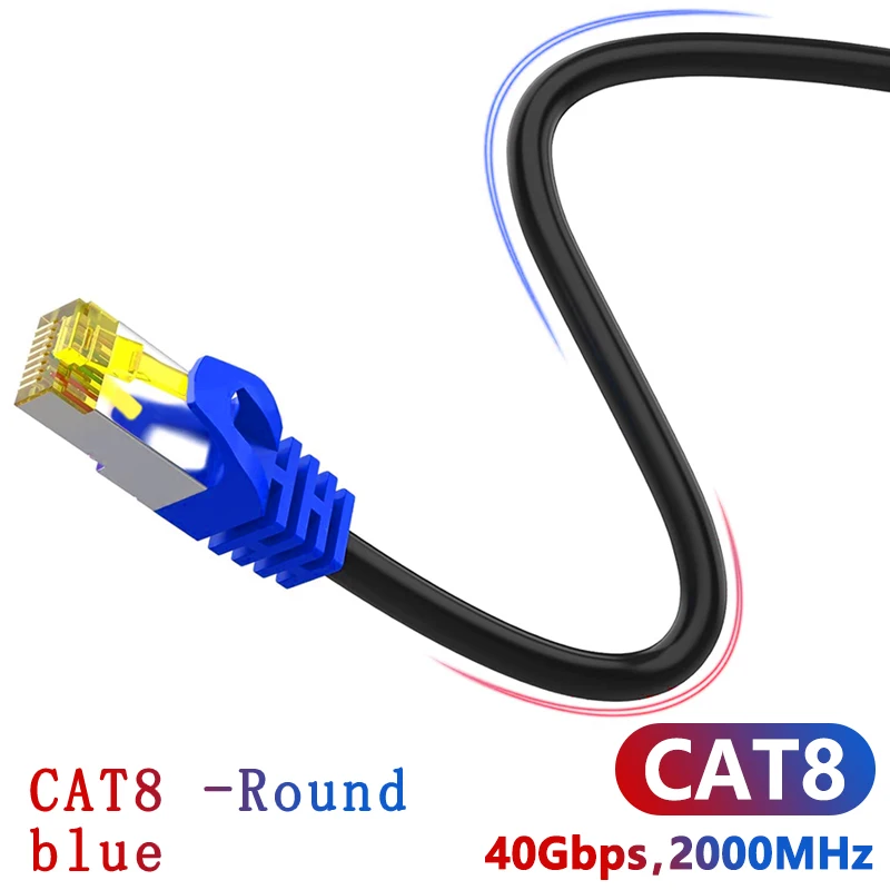 Cat 8 Cable-Blue