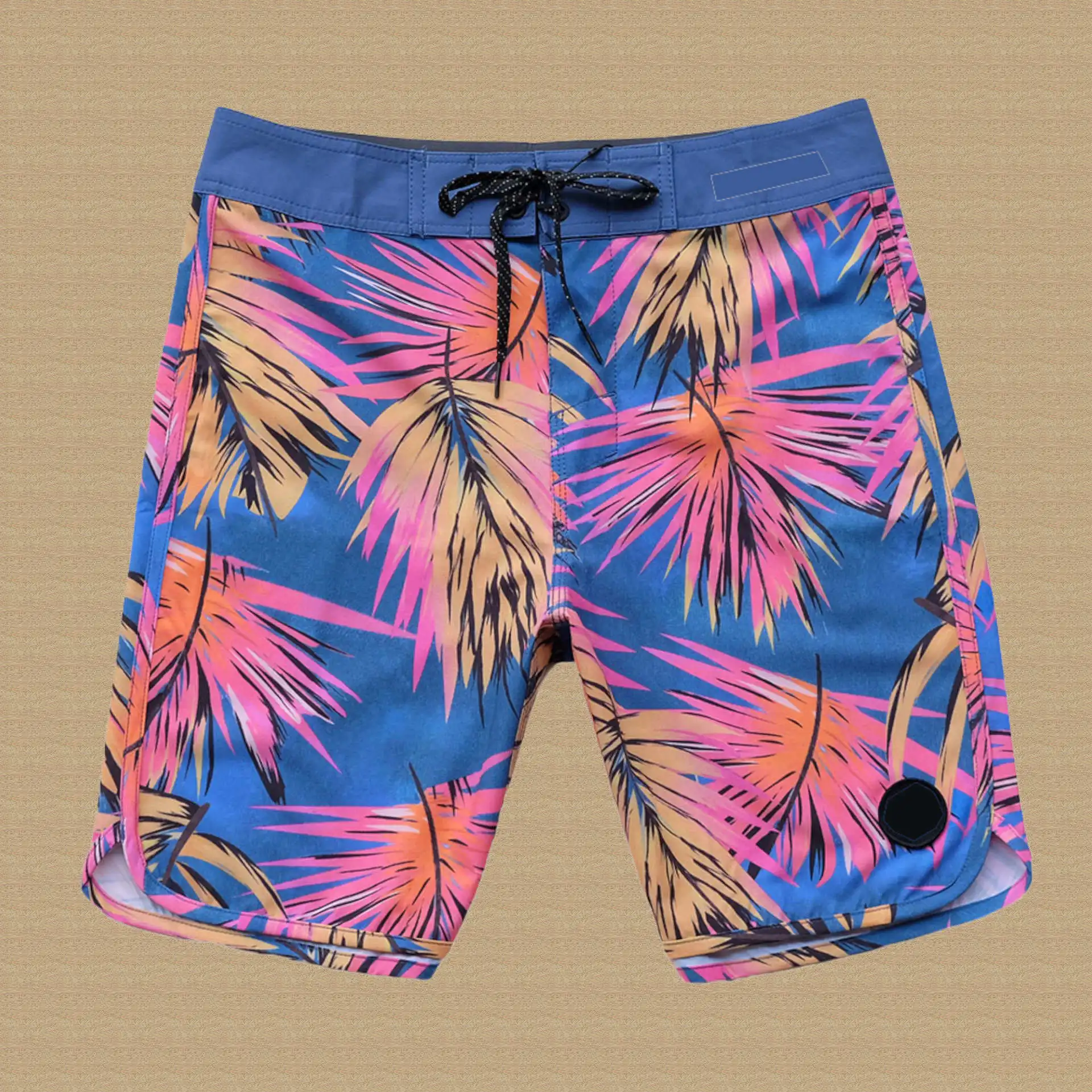 Men's Boardshorts Wholesale Drawstring Casual Waterproof Board Swim Trunks Beach  Shorts Swimming Surfing Summer Short Pants 6