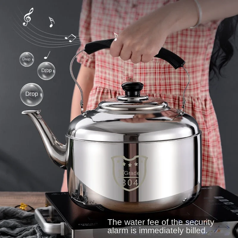 Kettle 304 large stainless steel kettle home large volume sound home drinking Tea Kettle