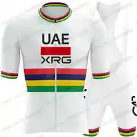 Maillot de Cyclisme Tadej Pogačar 2026 UAE Team,Vêtements de Cyclisme Champion du monde,Italie France Espagne Tour Chemises de route pour hommes,Cuissard à bretelles Vêtements de VTT et cyclocross 2