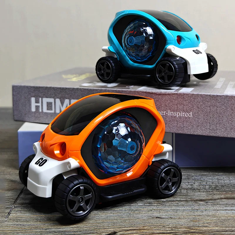 Children's Electric Toy Car Flashing Music Omnidirectional Rotating