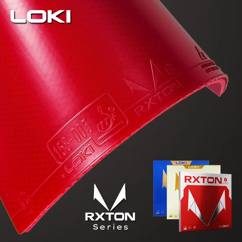 Loki RXTON 1 3 5 Table Tennis Rubber Semi-tacky Internal Ennergy High Density Ping Pong Rubber with ITTF Approved 2 pcs kokutaku x4 x5 x6 ping pong racket ittf approved rubber 7 wood blade advanced table tennis rackets paddles bats with case