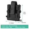 Molle Shackles Holder Handcuffs Pouch Case Universal Handcuffs Holster Quick Release Standard Chain Cuffs for Tactical Vest 4