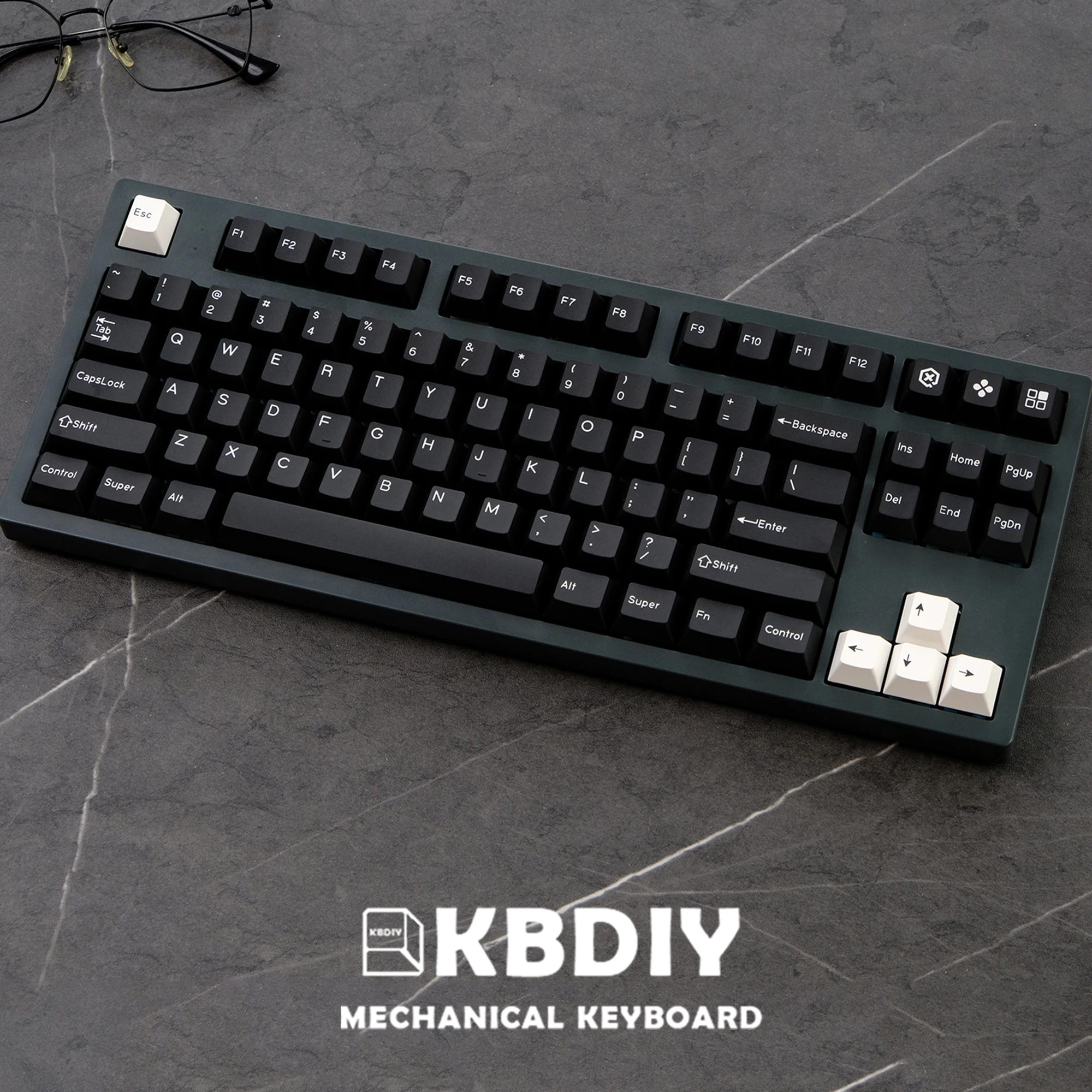 cereja, tiro duplo, PBT, WOB, DIY, ISO, 173 chaves Set