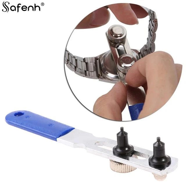 37/38/40mm Watch Repair Kit Stainless Steel Adjustable Back Case Opener  Cover Remover Screw for