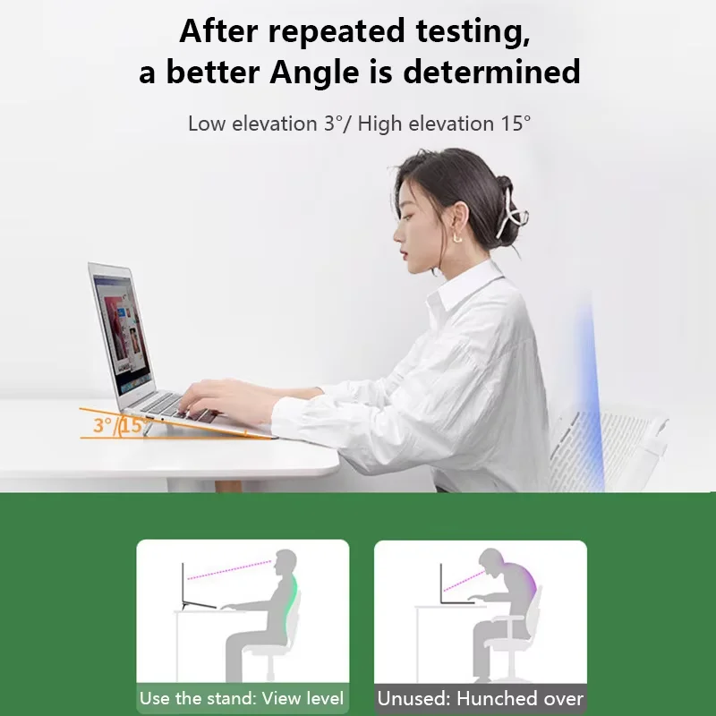 노트북 스탠드 휴대용 냉각 브래킷 게임북 지지 브래킷 높이 조절 미니 투명 브래킷 키보드 받침대 경량 2개