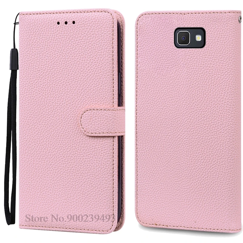 Leather Wallet Flip Cover for Samsung Galaxy J7 Prime