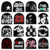 Black Knit Hat Winter Autumn Warm Beanies Women Men Fashion Skiing Beanie Outdoor Windproof Skullcap Unisex Hiphop Street Gorras