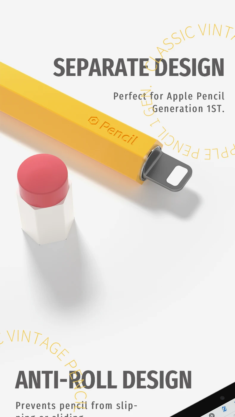 Lápis, Toque Stylus Pen, 1ª e 2ª Geração, Pele Lápis iPad, 1 2