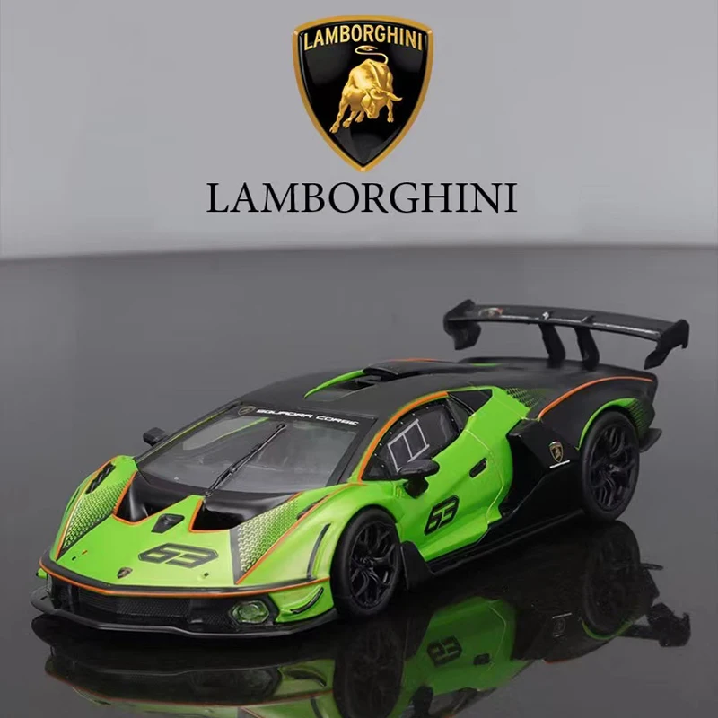 

Модель гоночного автомобиля Bburago 1:32 Lamborghini Essenza SCV12 из сплава, имитация автомобиля, коллекция украшений, подарок Toy222