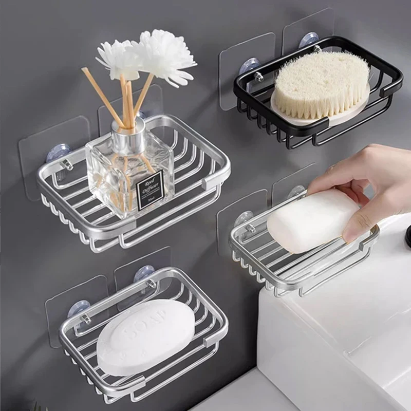 Wall Mounted Aluminum Soap Rack