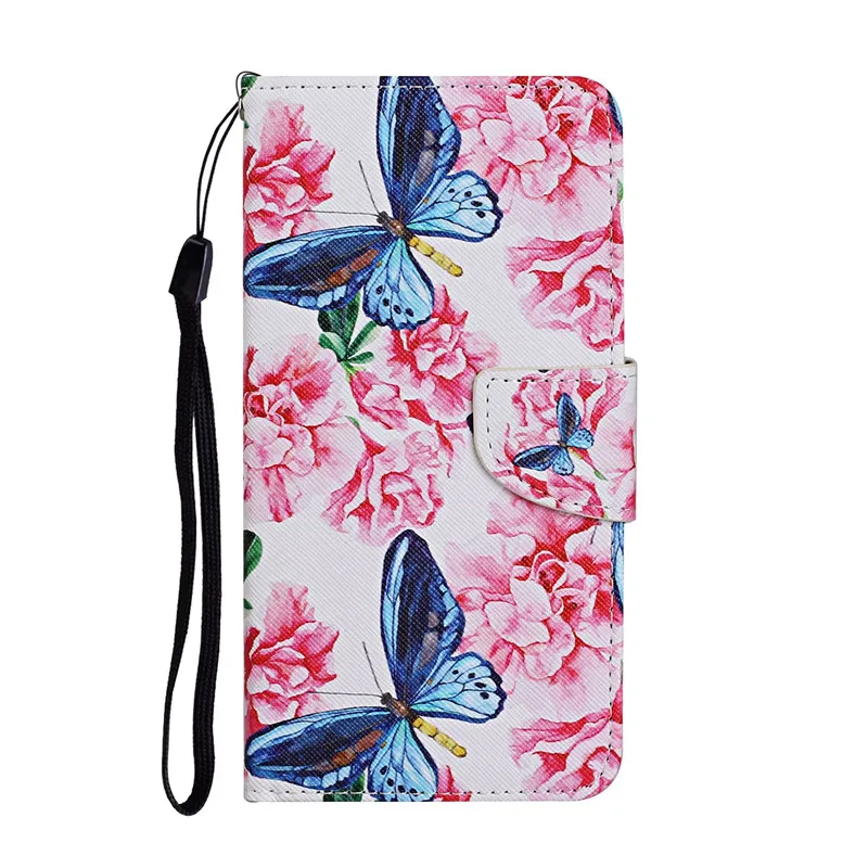 Leather Flip Wallet Case with Card Slots