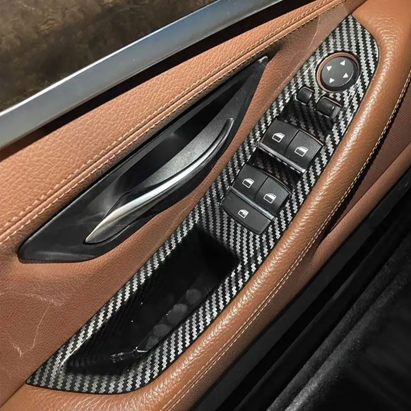 인테리어 도어 마스터 윈도우 리프트 버튼 프레임 트림, BMW 5 시리즈 F10 F18 2011 2012 2013 2014 2015 2016 2017, 자동차 액세서리