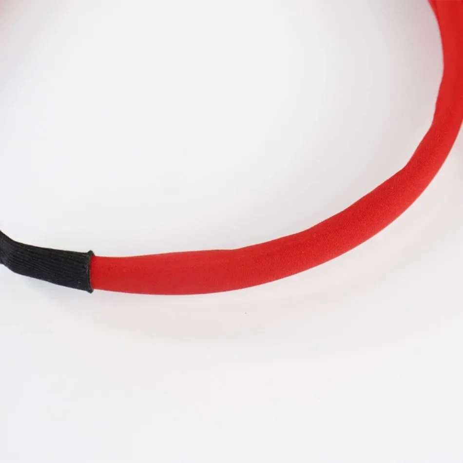 Cute Girls Red Big Bow Headband Snow White Cosplay Props Headwear for Kids Head Hoop Pirncess Headband Hair Aceessories 5