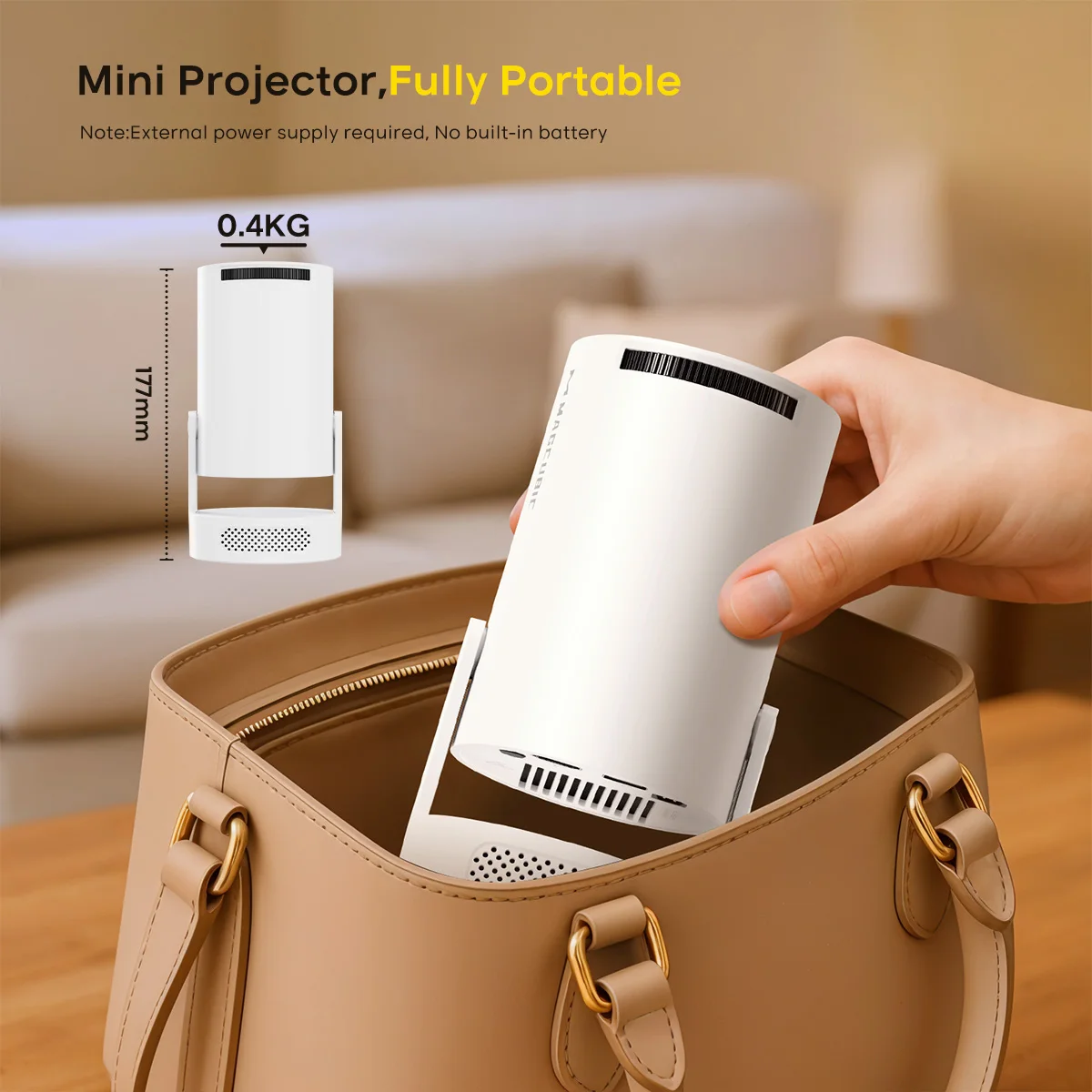 Magcubic HY300 Pro+ 4K HD Android 11 ポータブル