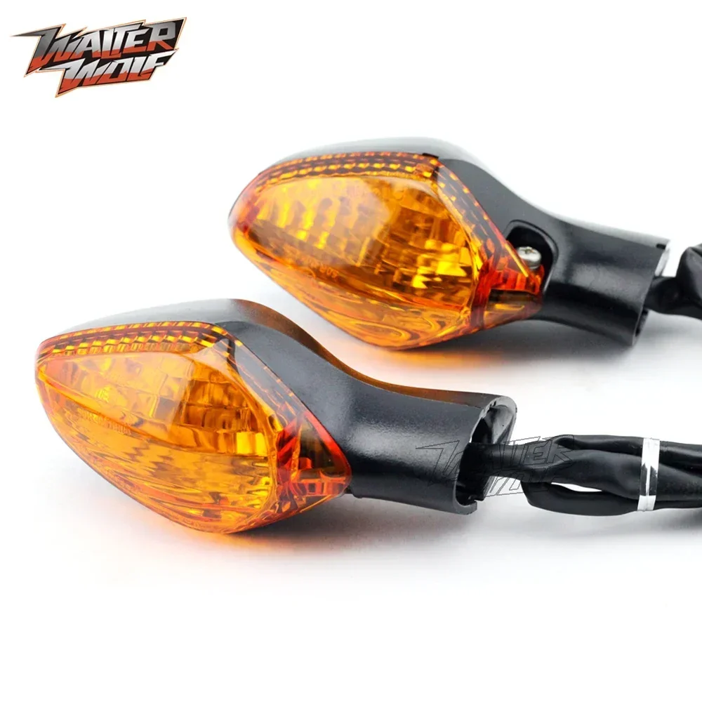 GIDIBII Motorcycle Turn Signal Indicators – Smoke Lens, Compatible With Honda NC700, CBR, CB Models (Front Or Rear)